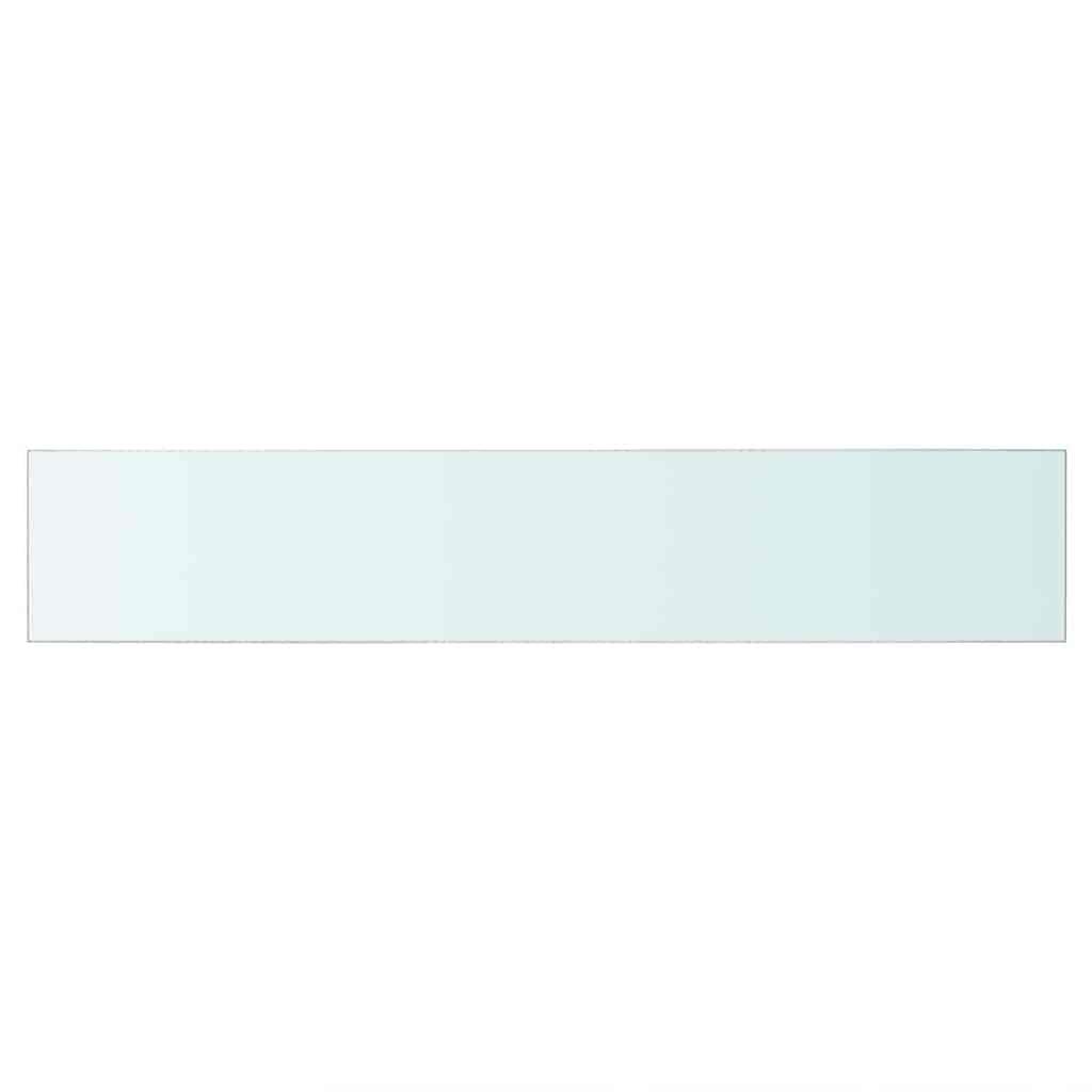 Vidaxl schappen 2 st 70x12 cm glas transparant