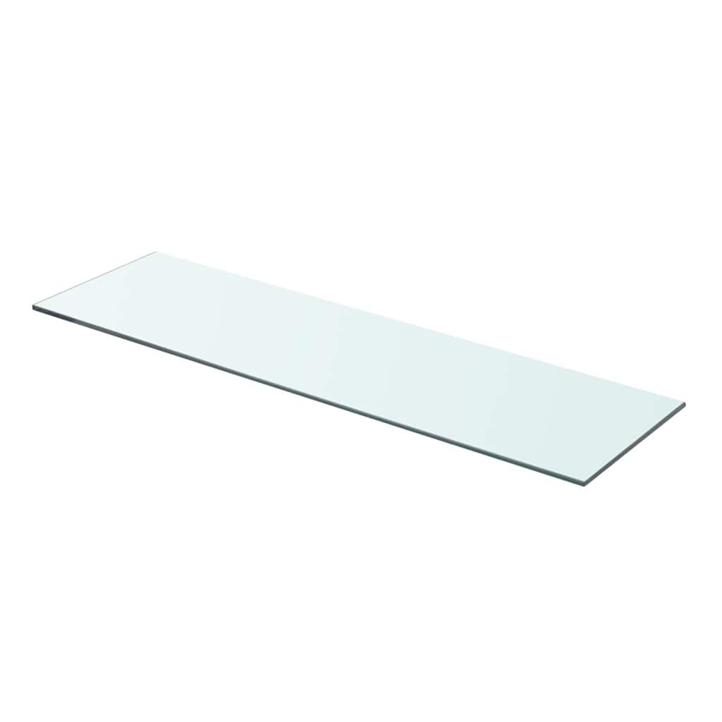 Vidaxl schappen 2 st 70x20 cm glas transparant