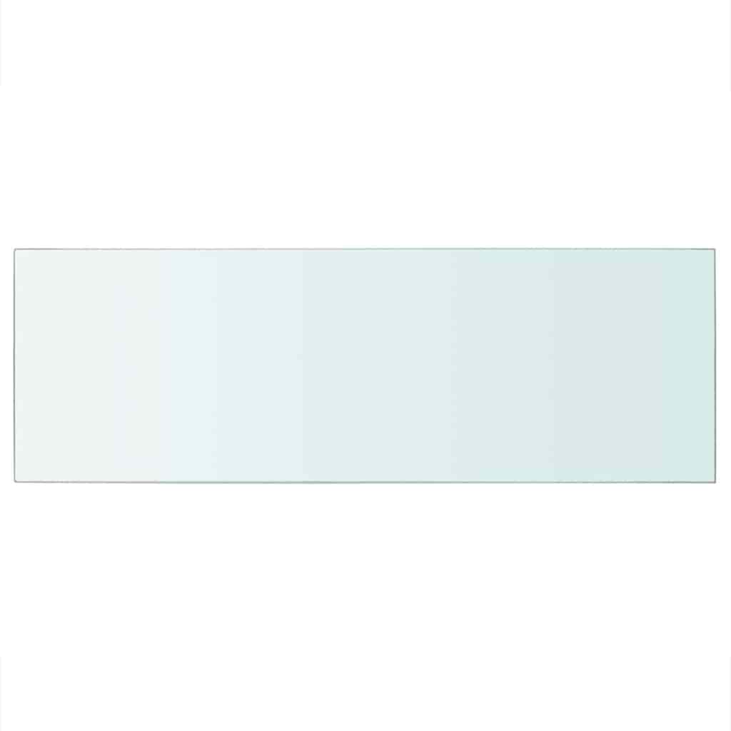 Vidaxl schappen 2 st 70x25 cm glas transparant