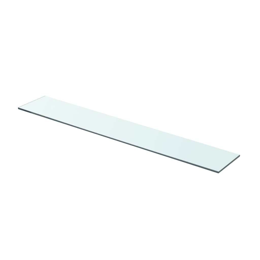 Vidaxl schappen 2 st 80x12 cm glas transparant