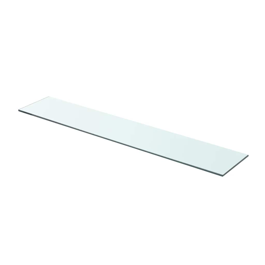 Vidaxl schappen 2 st 80x15 cm glas transparant