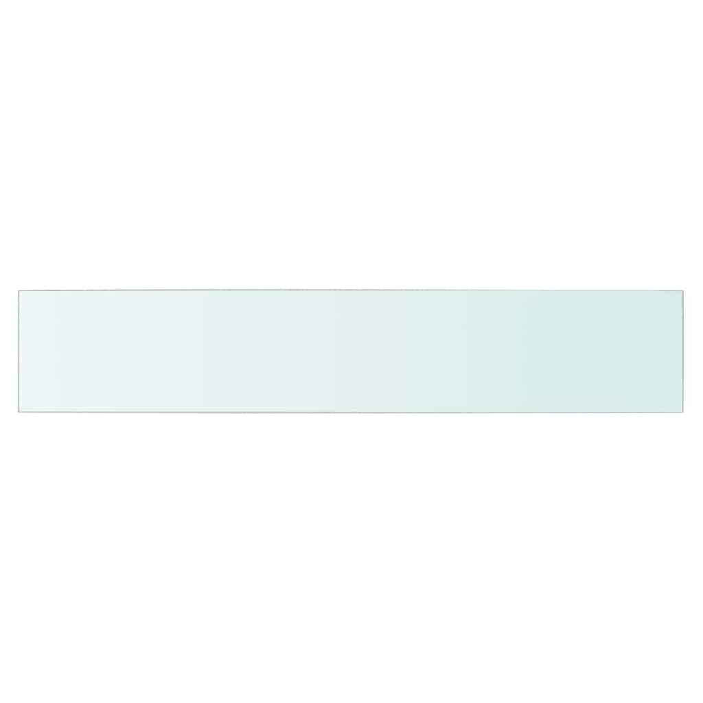 Vidaxl schappen 2 st 80x15 cm glas transparant