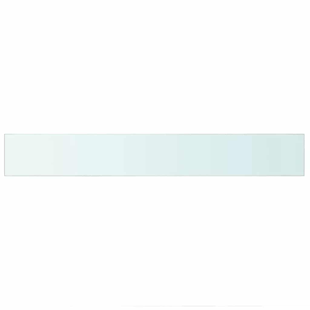 Vidaxl schappen 2 st 90x12 cm glas transparant