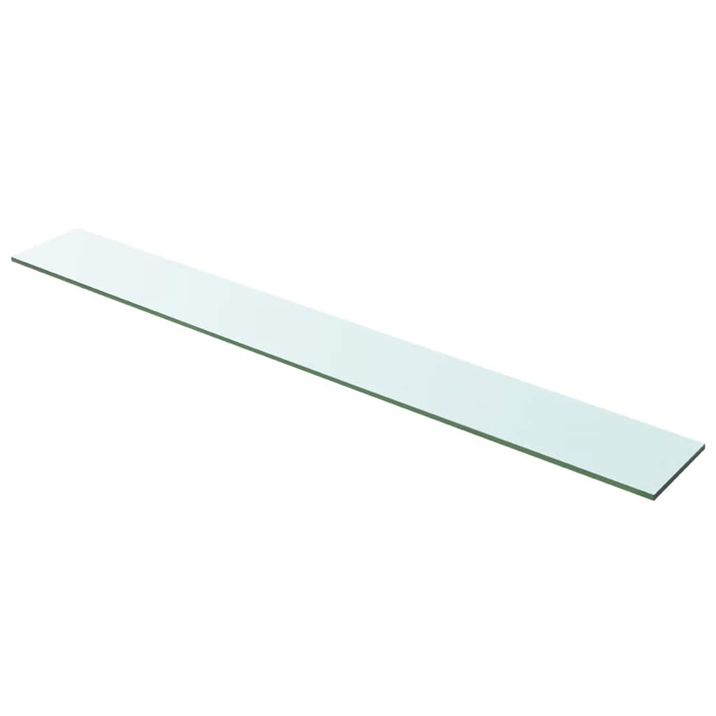 Vidaxl schappen 2 st 100x12 cm glas transparant