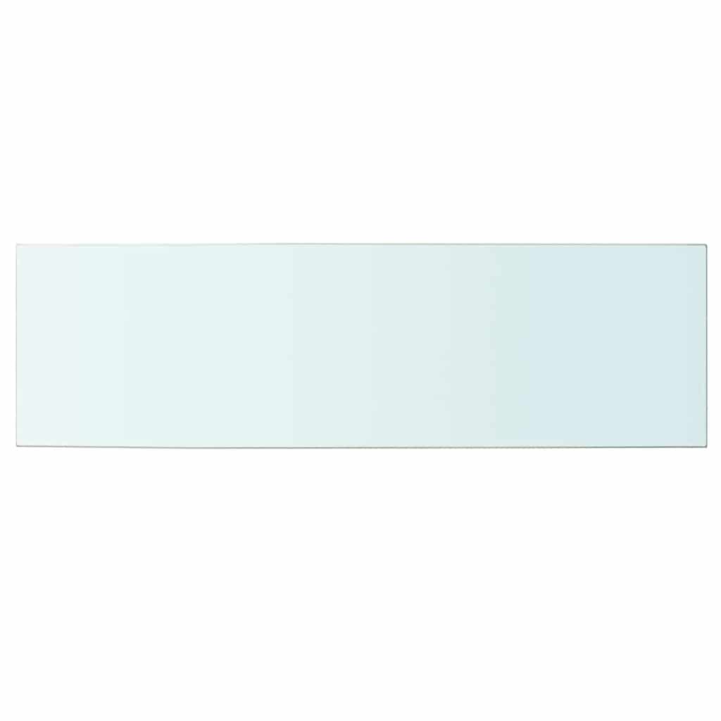 Vidaxl schappen 2 st 100x30 cm glas transparant