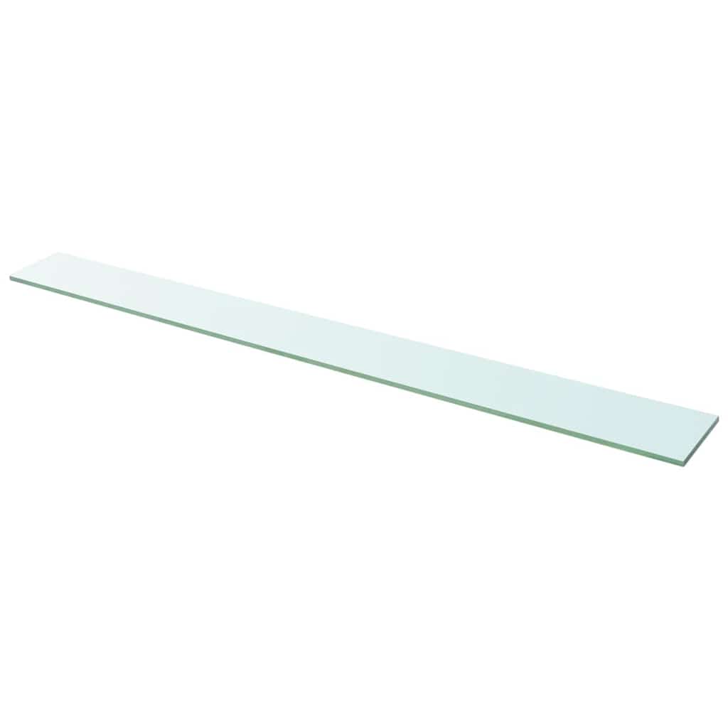 Vidaxl schappen 2 st 110x12 cm glas transparant