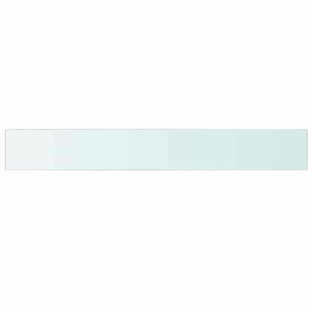 Vidaxl schappen 2 st 110x15 cm glas transparant