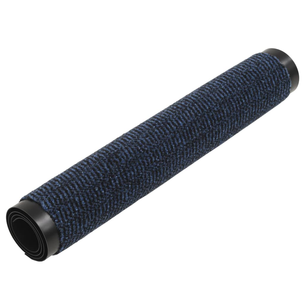 Vidaxl droogloopmatten 2 st rechthoekig getuft 120x180 cm blauw