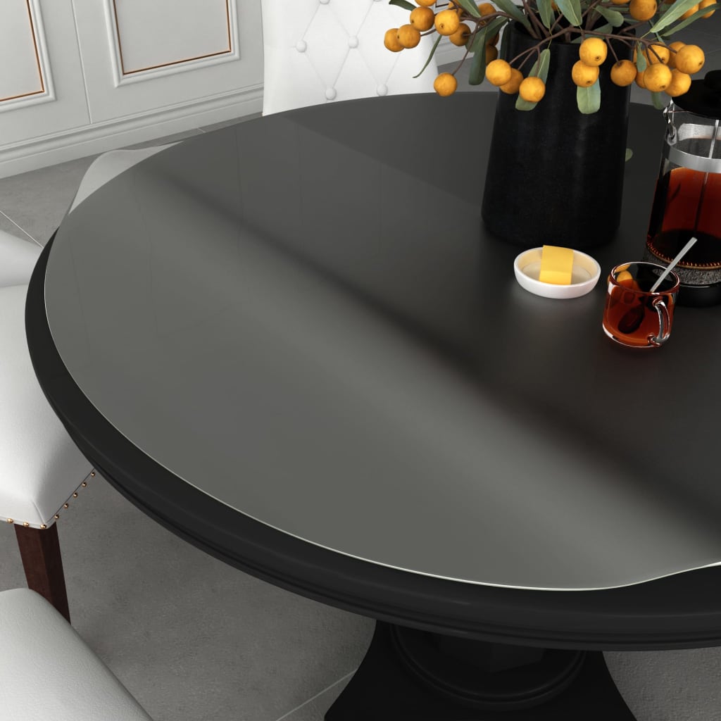 Vidaxl tafelbeschermer ø 110 cm 1,6 mm pvc mat