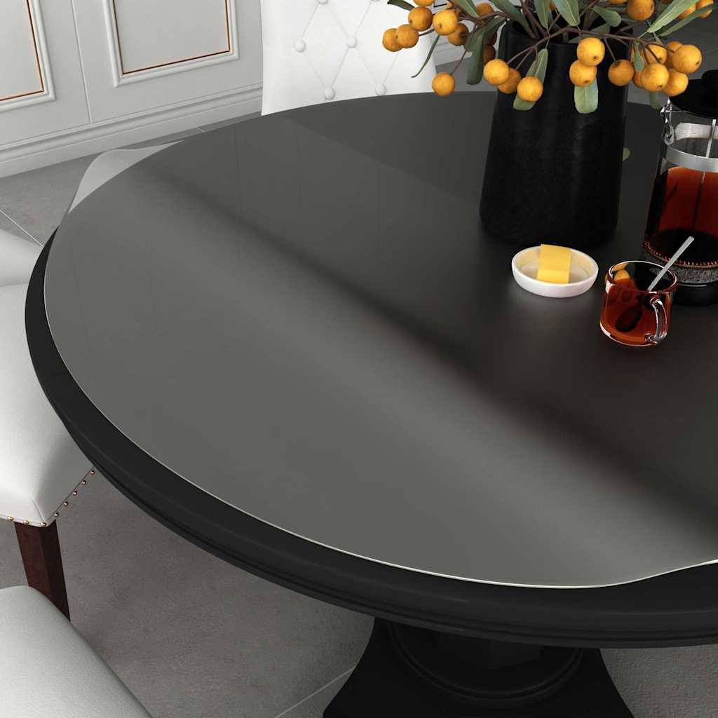 Vidaxl tafelbeschermer ø 120 cm 1,6 mm pvc mat