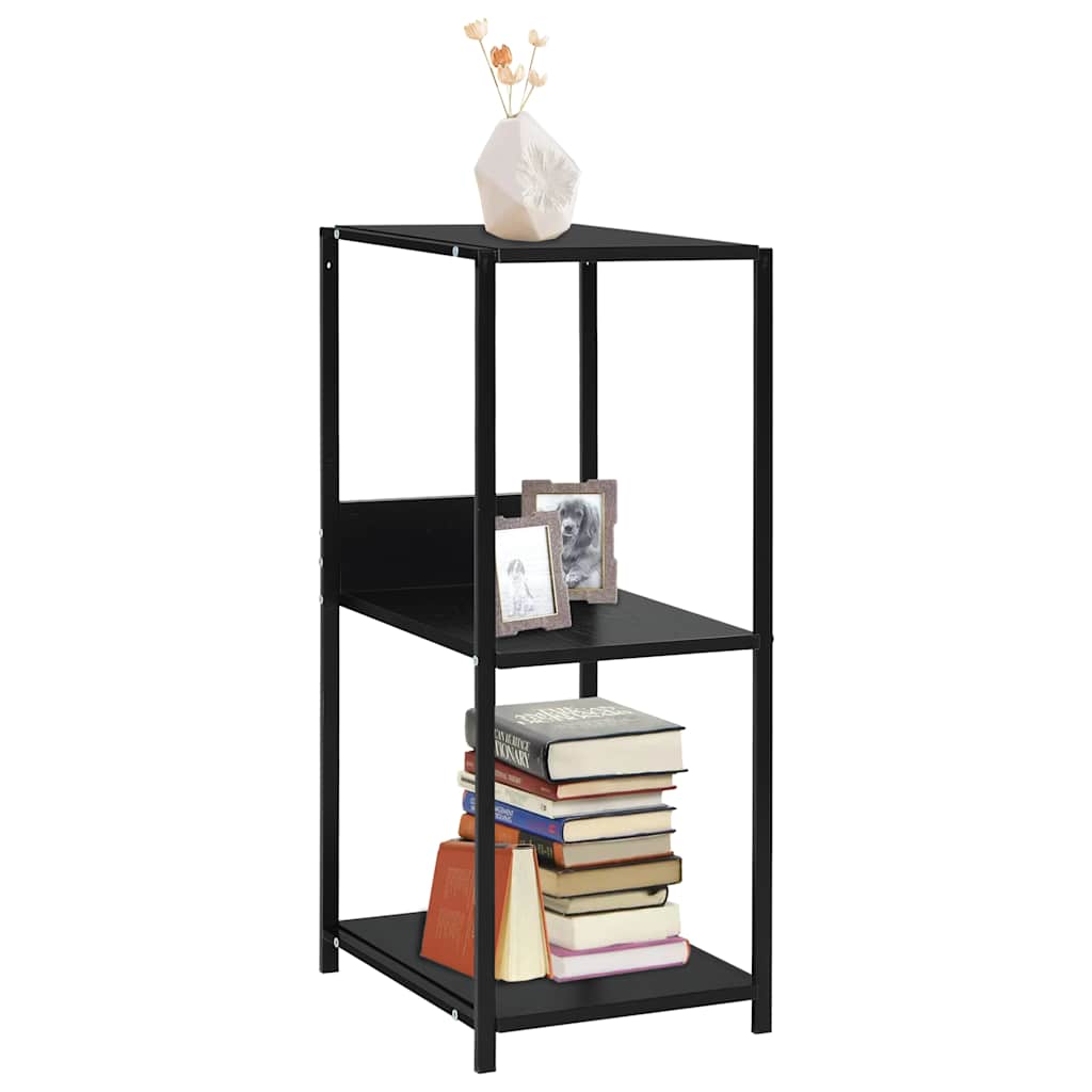 Vidaxl boekenkast 33,5x39,6x79,7 cm bewerkt hout zwart