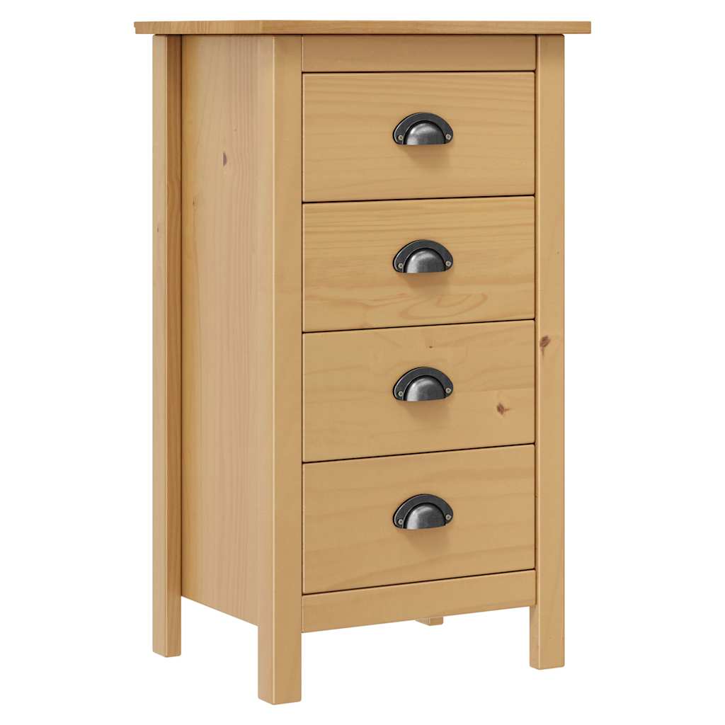 Vidaxl dressoir hill 46x35x80 cm massief grenenhout