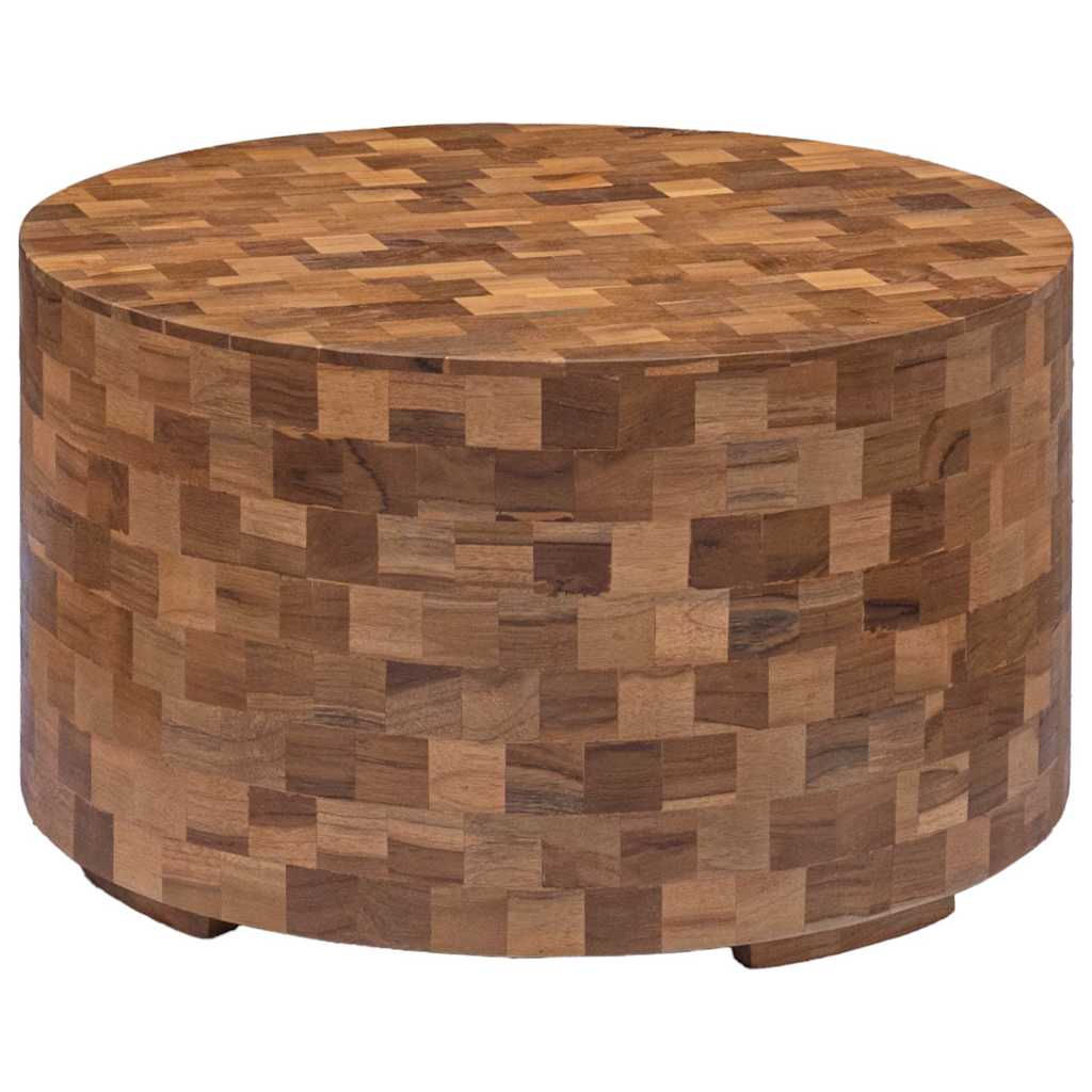 Vidaxl salontafel 60x60x35 cm massief teakhout