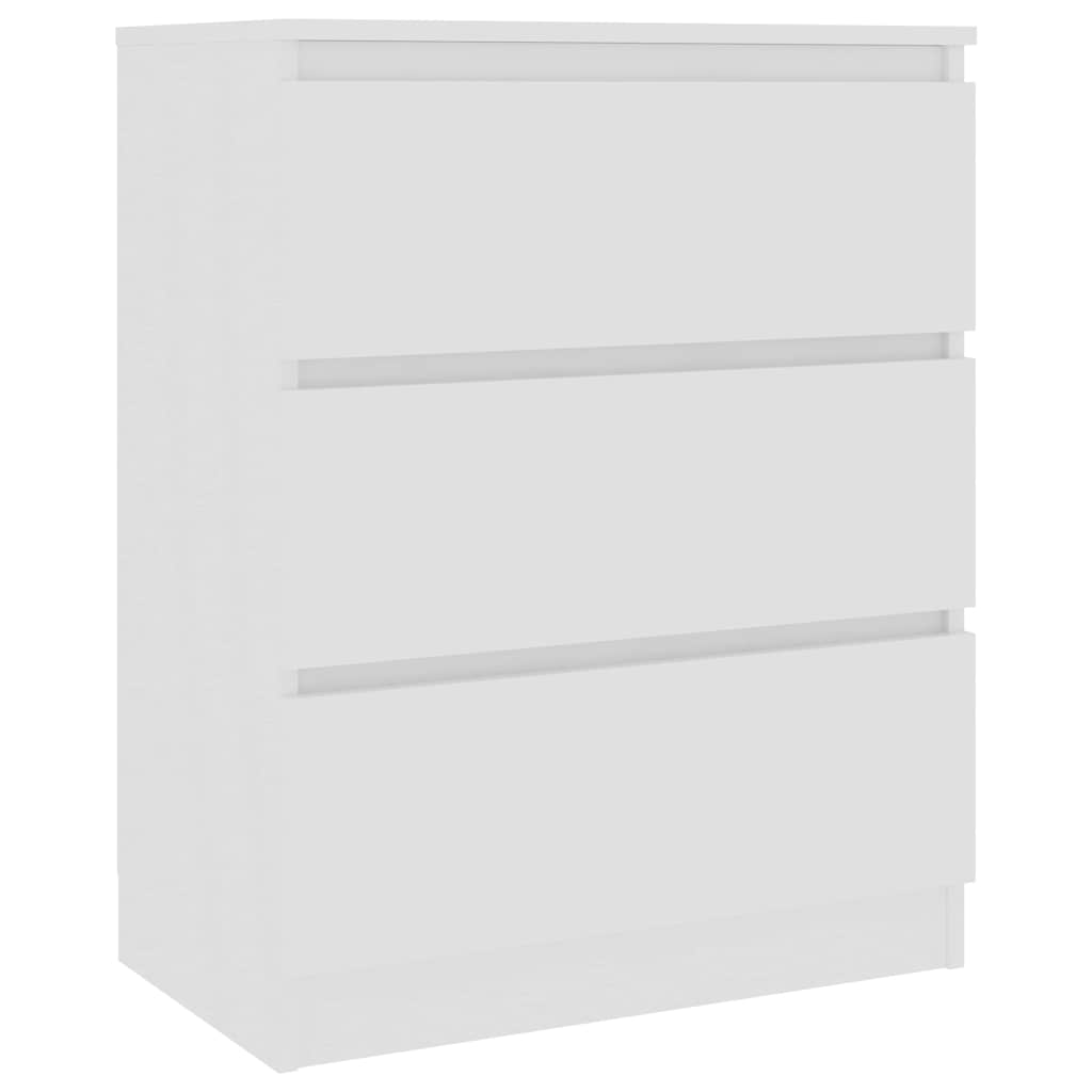 Vidaxl dressoir 60x35x76 cm bewerkt hout wit