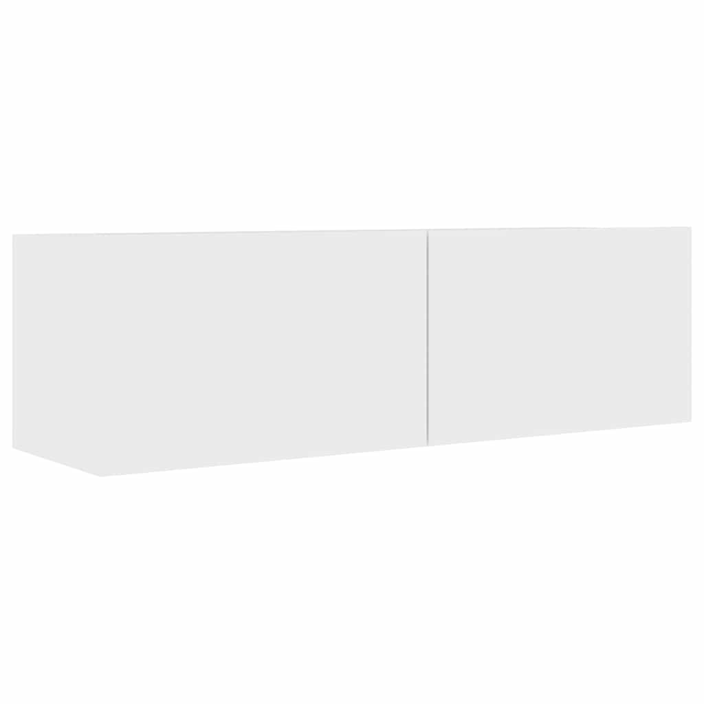 Vidaxl tv-meubel 100x30x30 cm bewerkt hout wit