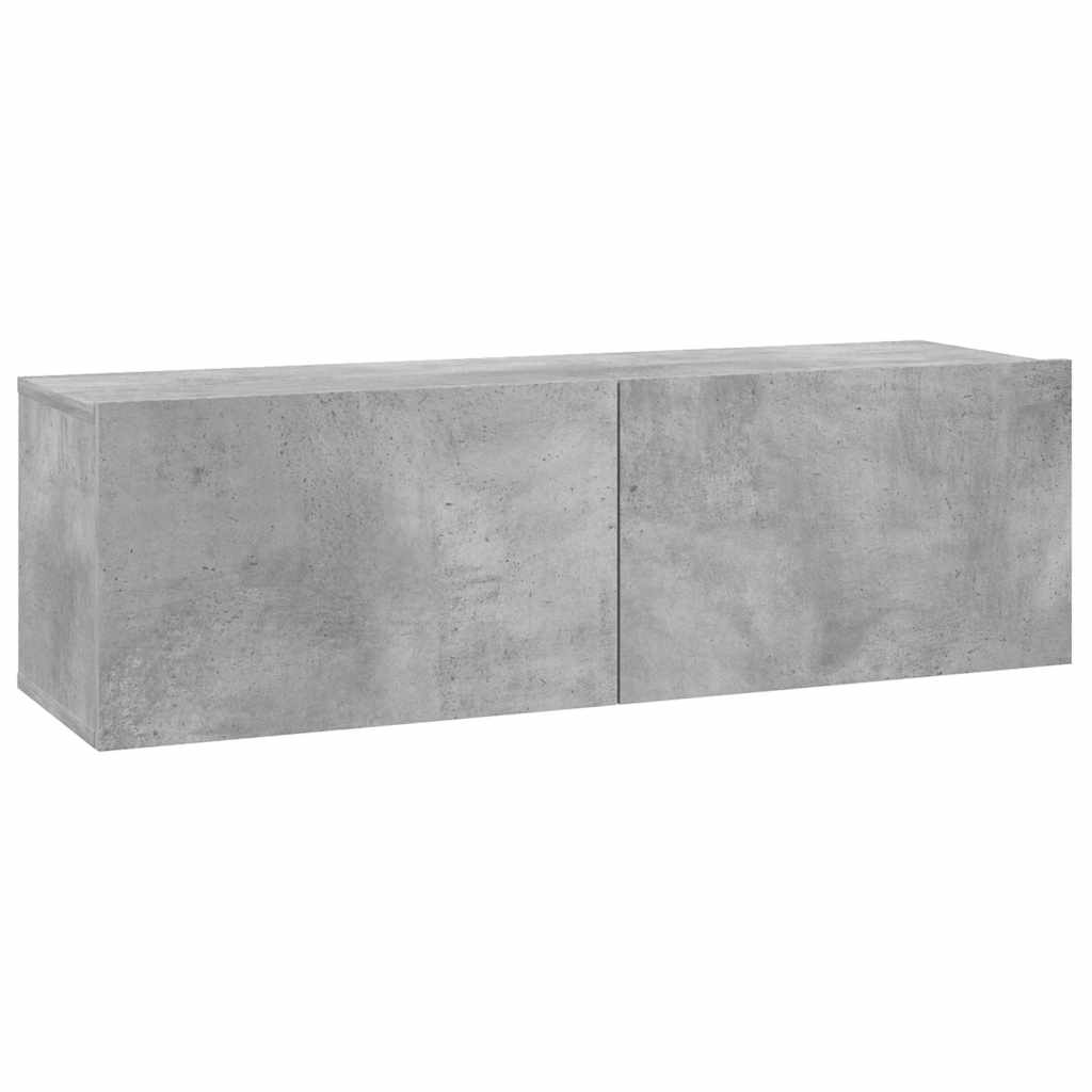Vidaxl tv-meubel 100x30x30 cm bewerkt hout betongrijs