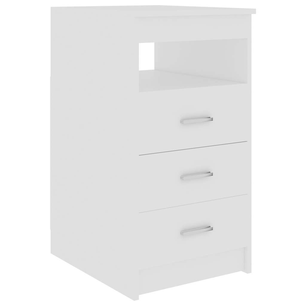 Vidaxl ladekast 40x50x76 cm bewerkt hout wit