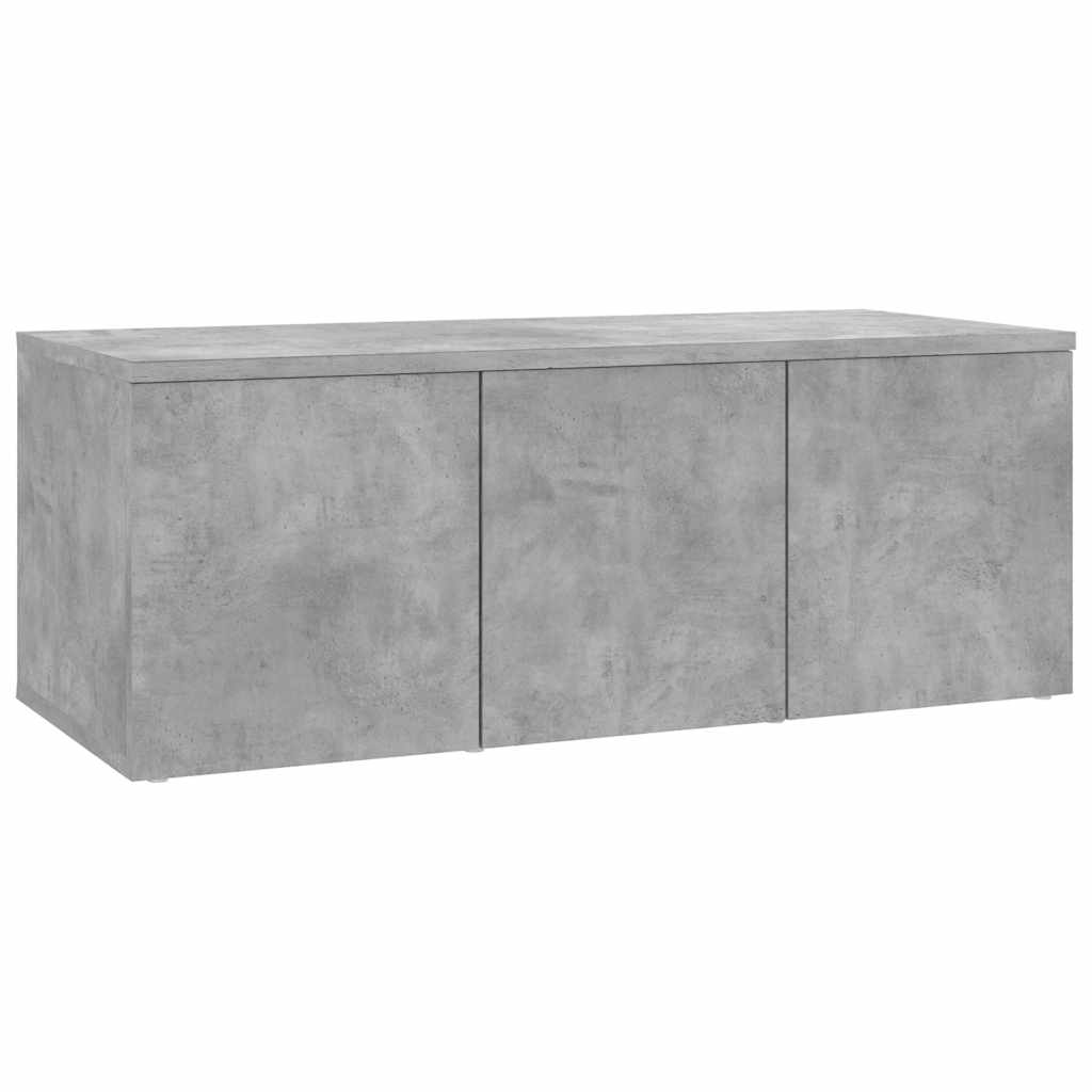 Vidaxl tv-meubel 80x34x30 cm bewerkt hout betongrijs