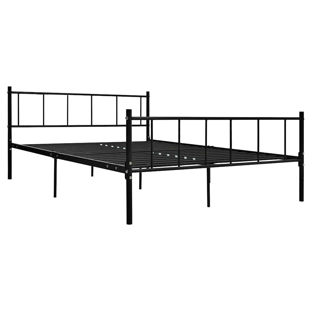 Vidaxl bedframe metaal zwart 180x200 cm