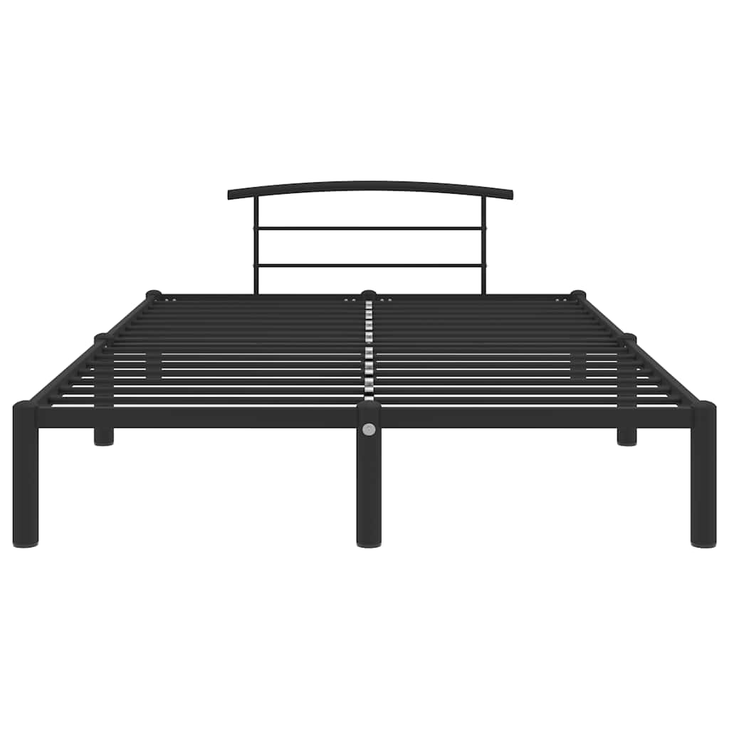 Vidaxl bedframe metaal zwart 160x200 cm