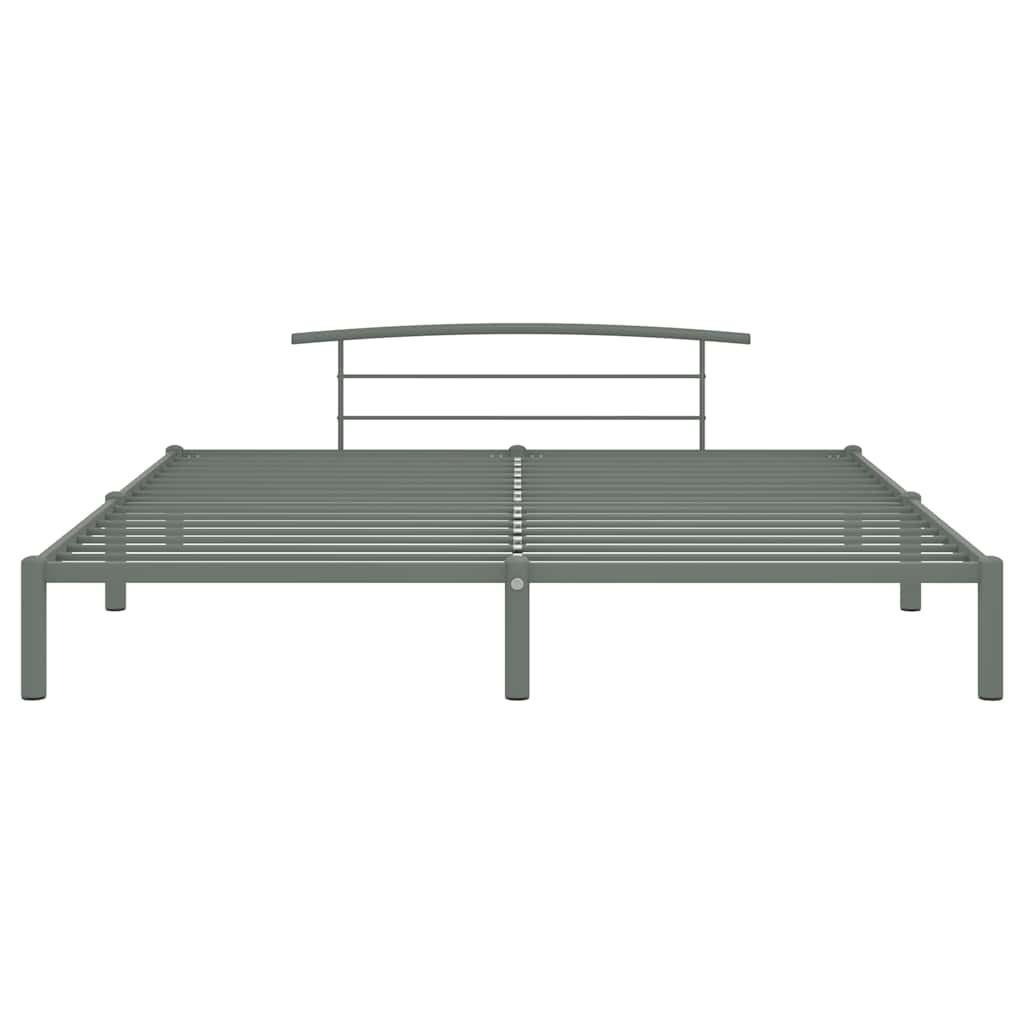 Vidaxl bedframe metaal grijs 180x200 cm