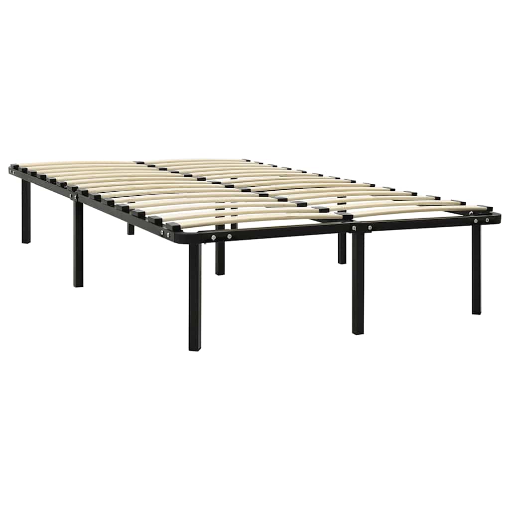 Vidaxl bedframe metaal zwart 140x200 cm