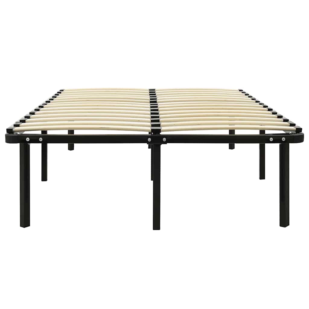 Vidaxl bedframe metaal zwart 140x200 cm
