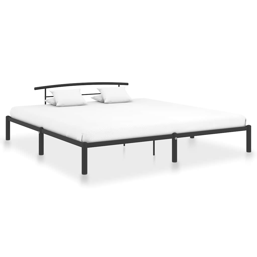 Vidaxl bedframe metaal zwart 200x200 cm