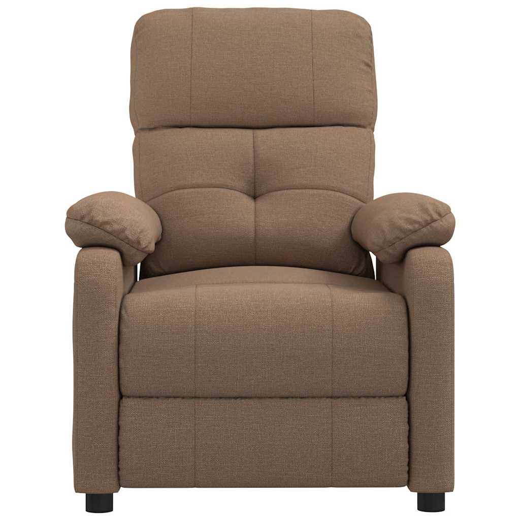 Vidaxl massagestoel stof bruin