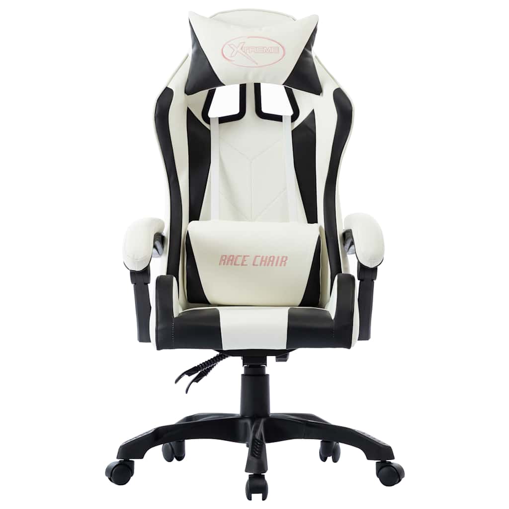 Vidaxl racestoel kunstleer zwart