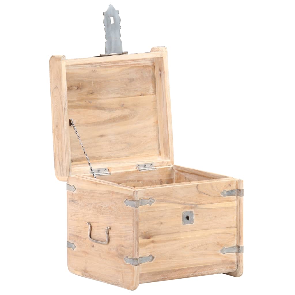 Vidaxl kist 40x40x40 cm massief acaciahout