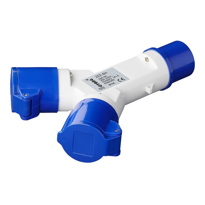 Proplus cee 2-weg splitter 16 amp egrave;re ip44 230 volt 3-polig