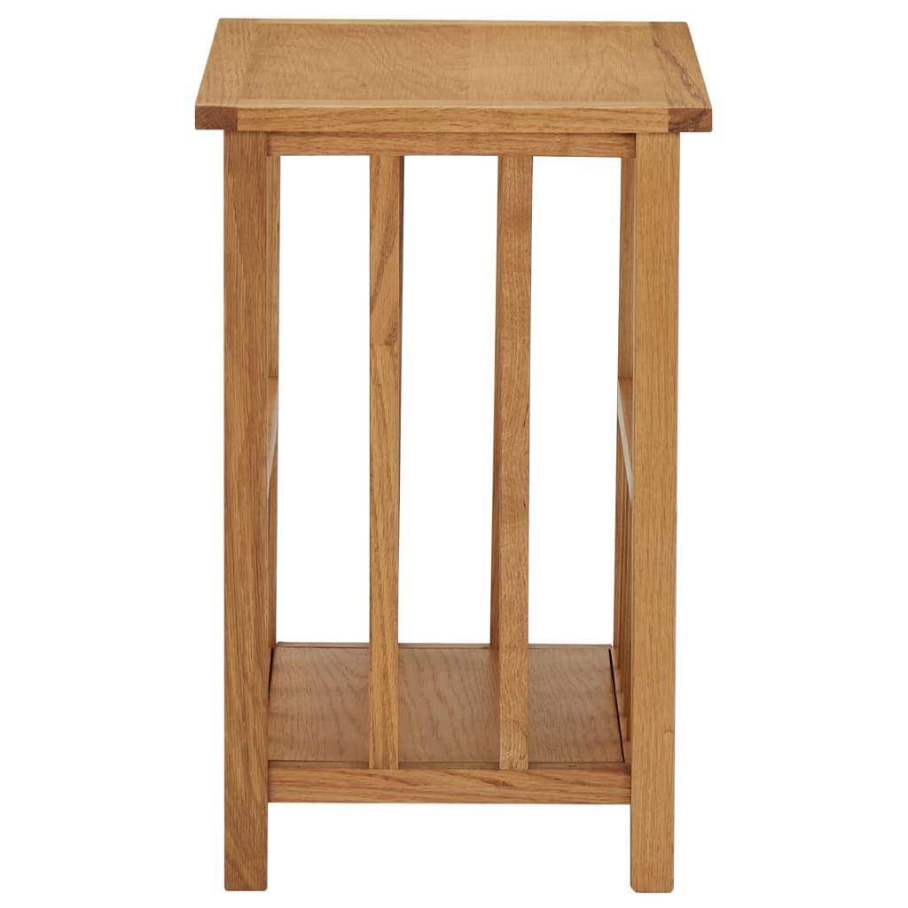 Vidaxl bijzettafel 45x35x55 cm massief eikenhout