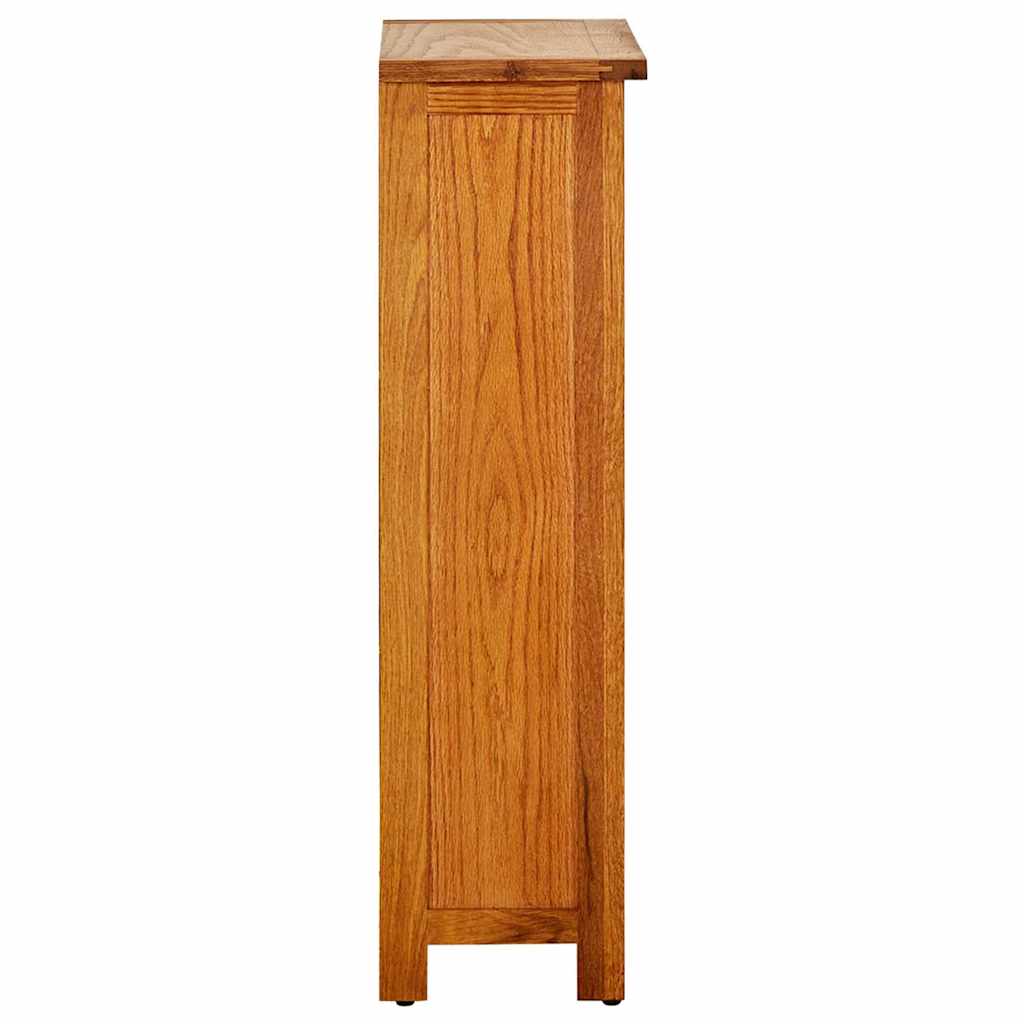 Vidaxl boekenkast 45x22,5x82 cm massief eikenhout