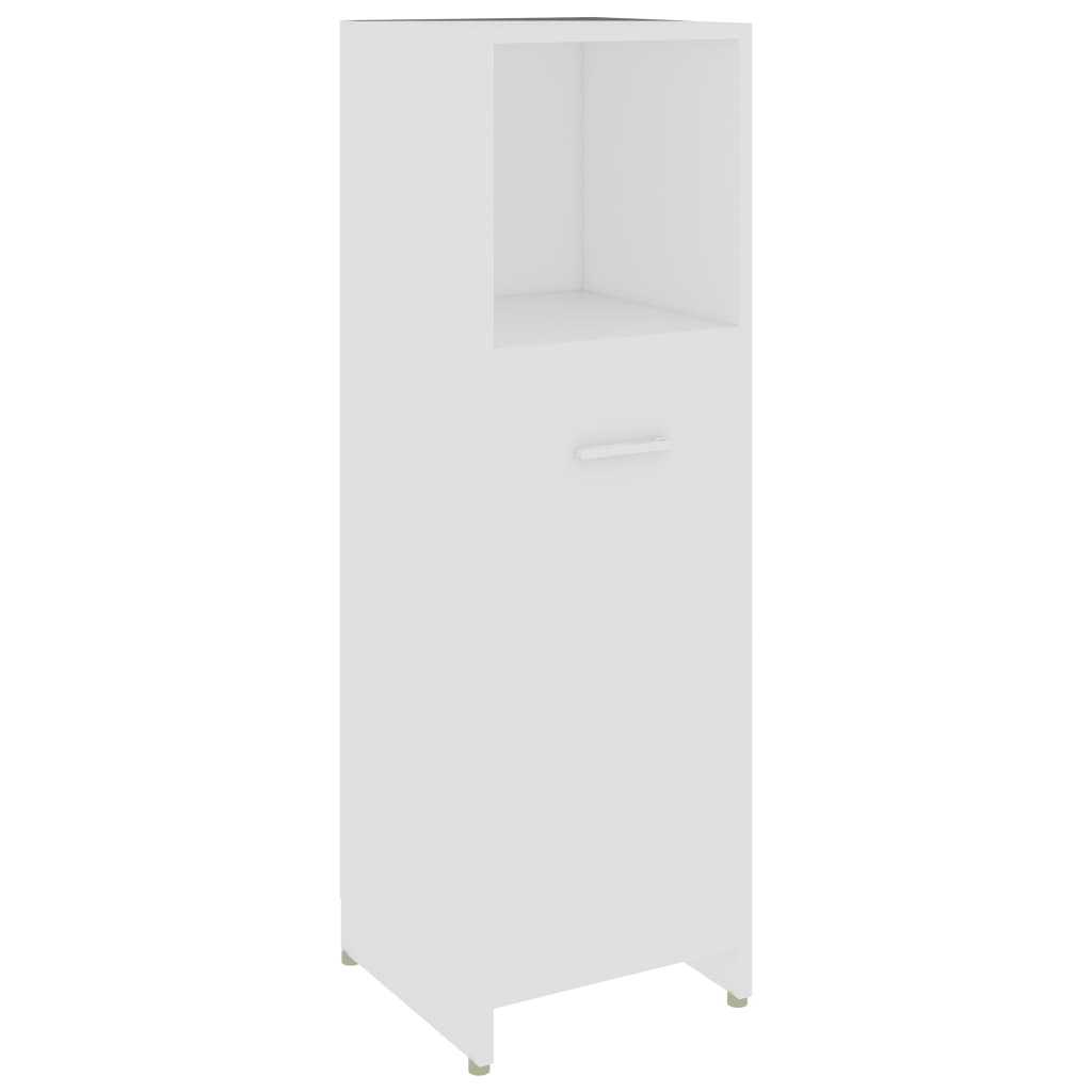 Vidaxl badkamerkast 30x30x95 cm bewerkt hout wit
