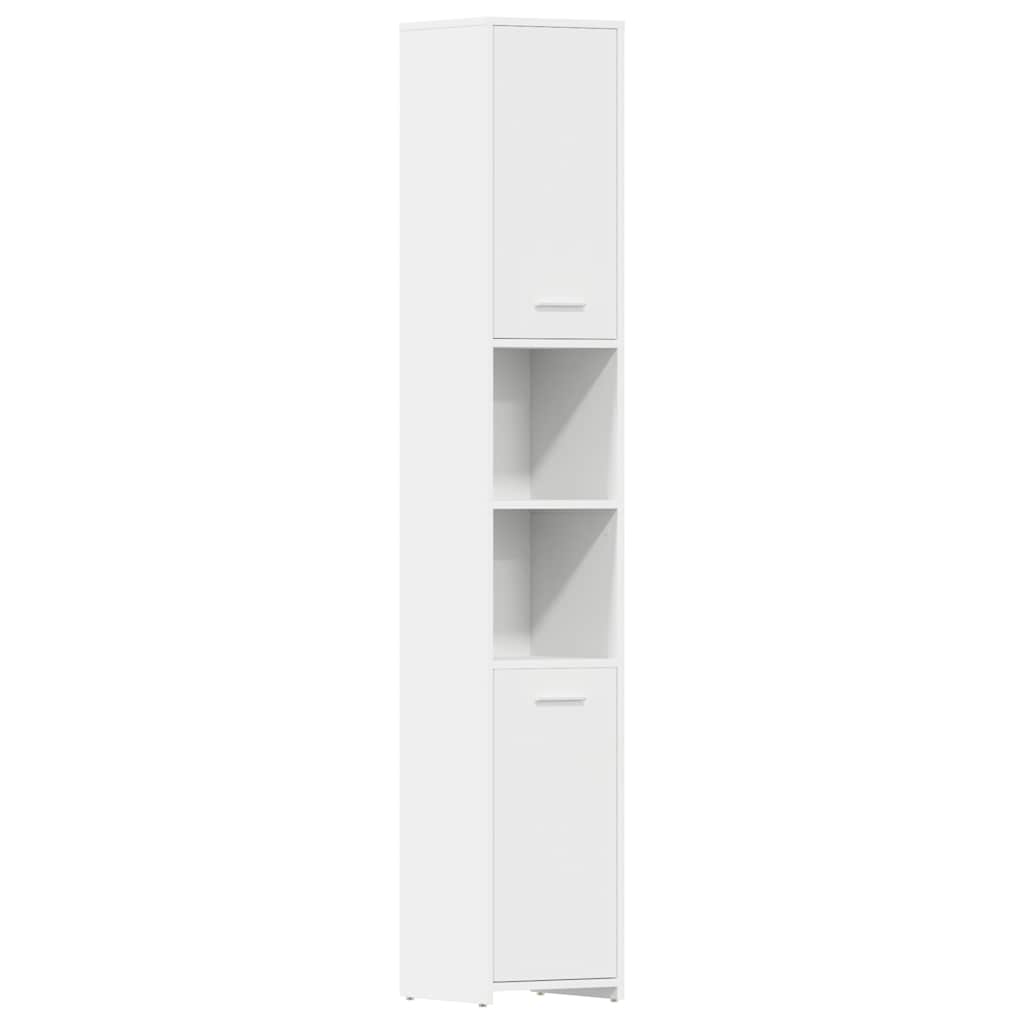 Vidaxl badkamerkast 30x30x183,5 cm bewerkt hout wit
