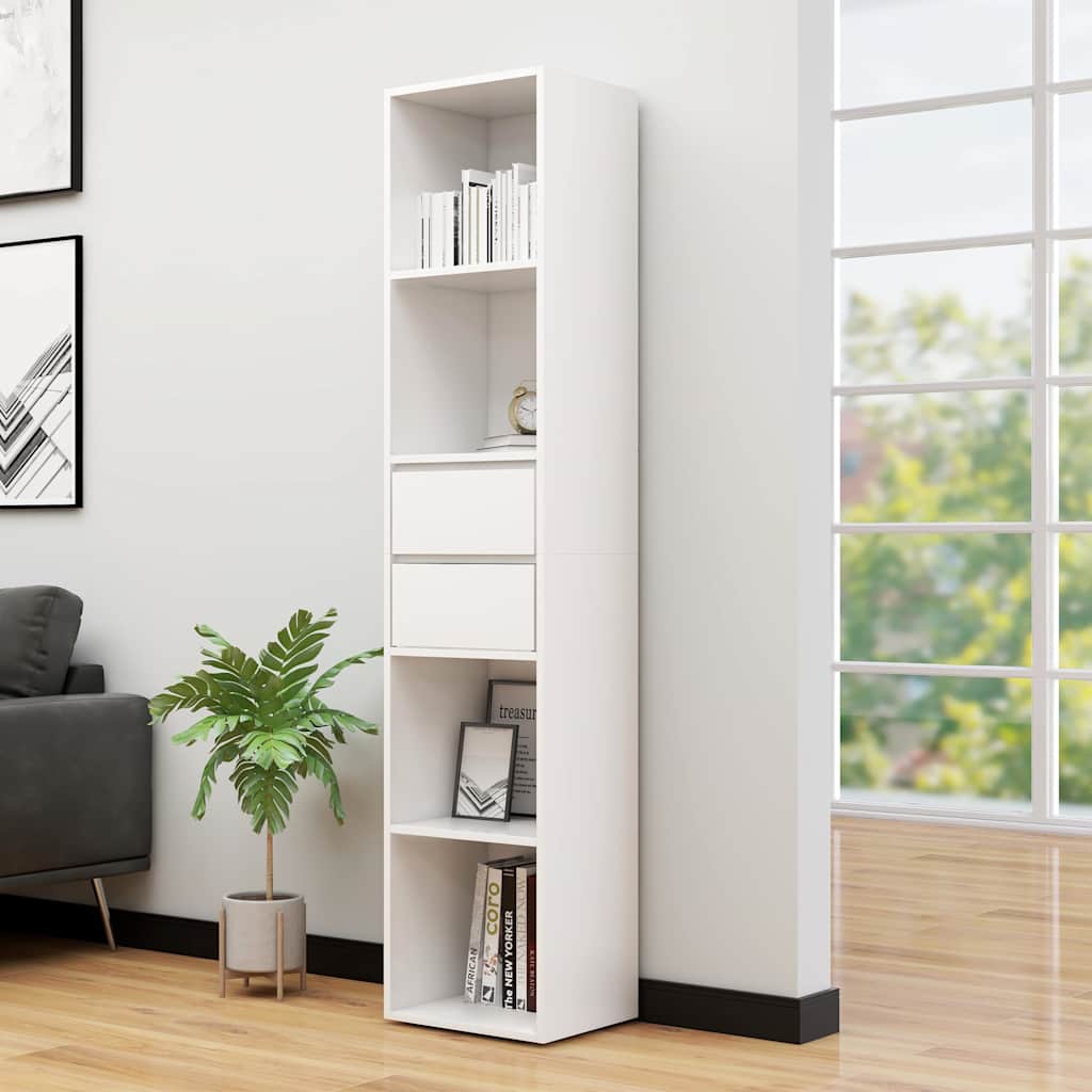 Vidaxl boekenkast 36x30x171 cm bewerkt hout wit