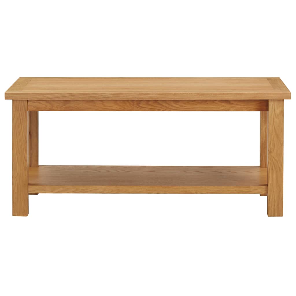 Vidaxl salontafel 90x45x40 cm massief eikenhout