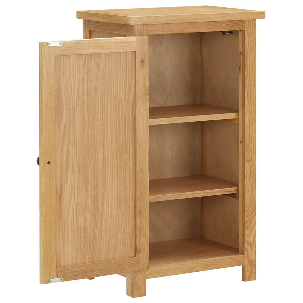 Vidaxl kast 45x32x85 cm massief eikenhout
