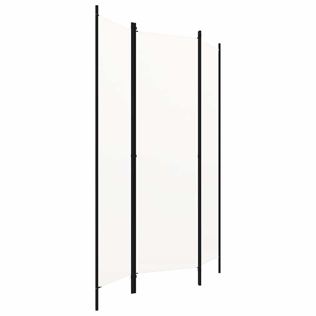 Vidaxl kamerscherm met 3 panelen 150x180 cm wit
