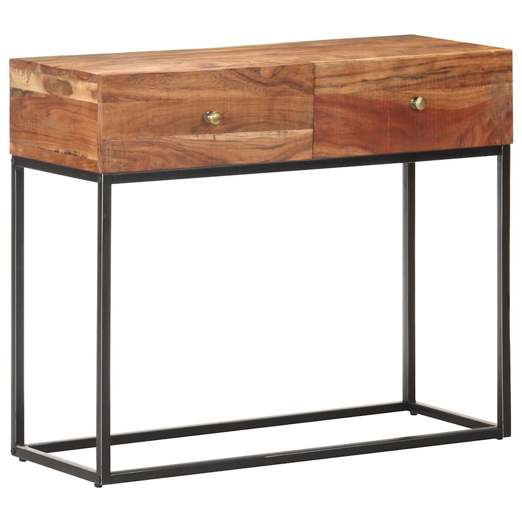 Vidaxl wandtafel 90x35x75 cm ruw acaciahout