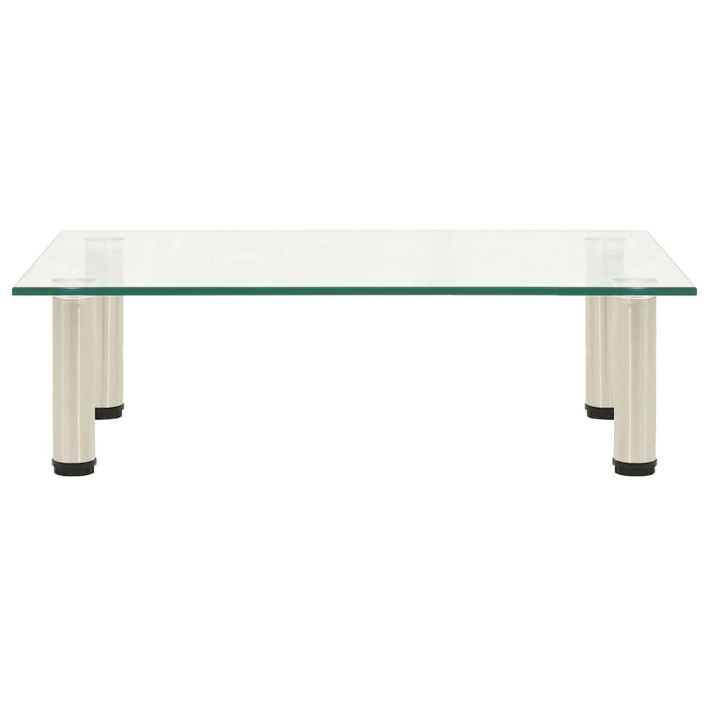 Vidaxl tv-meubel 60x35x17 cm gehard glas transparant