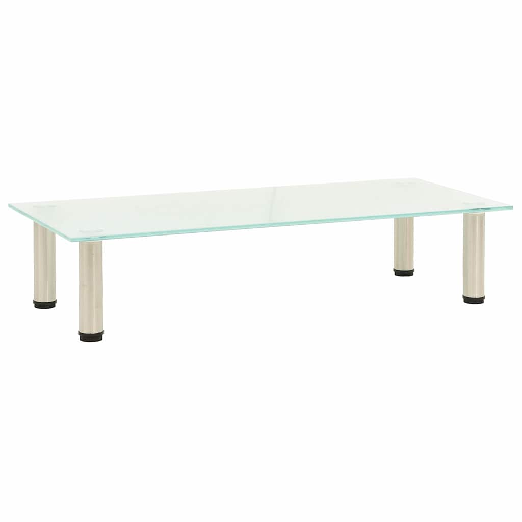 Vidaxl tv-meubel 80x35x17 cm gehard glas mat