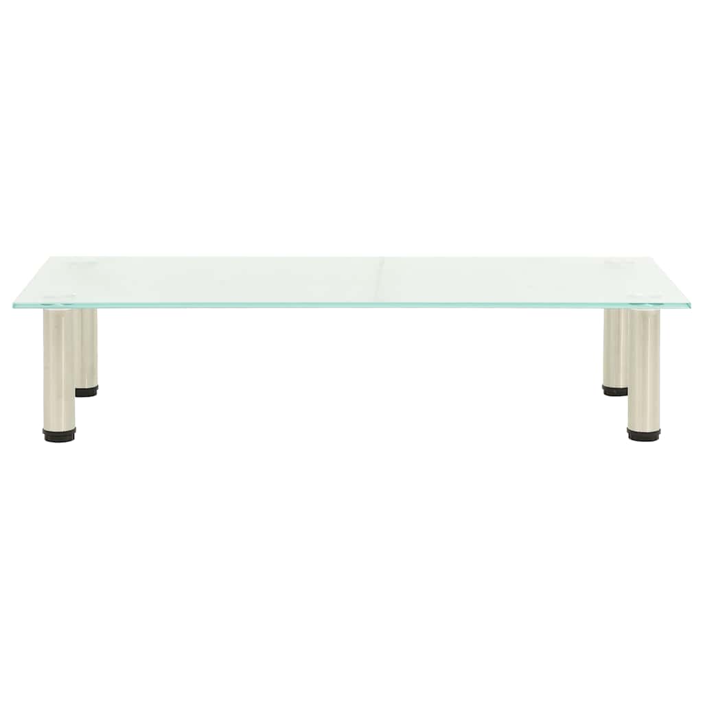 Vidaxl tv-meubel 80x35x17 cm gehard glas mat