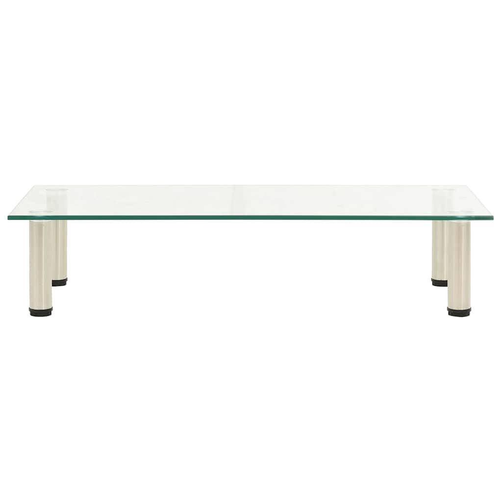 Vidaxl tv-meubel 80x35x17 cm gehard glas transparant