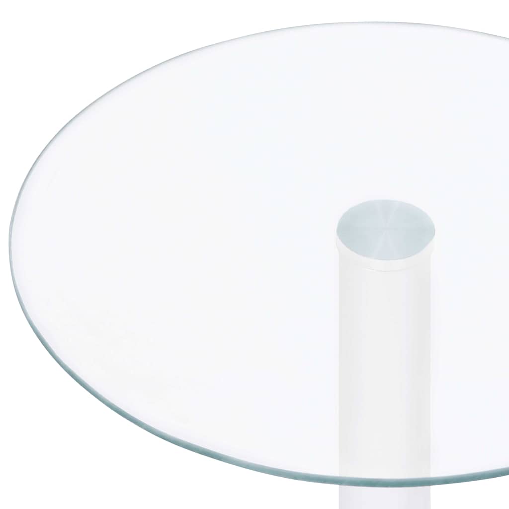 Vidaxl salontafel 40 cm gehard glas transparant