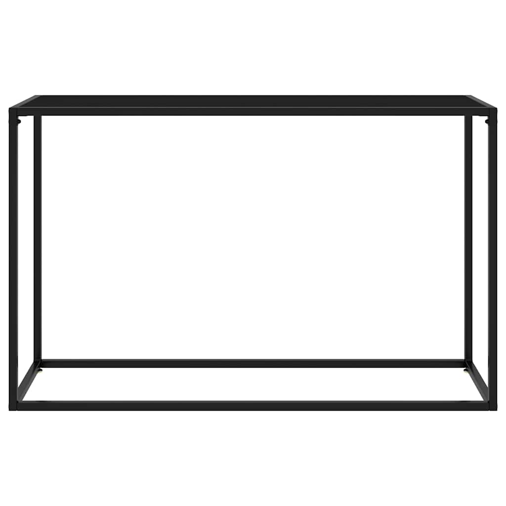 Vidaxl wandtafel 120x35x75 cm gehard glas zwart