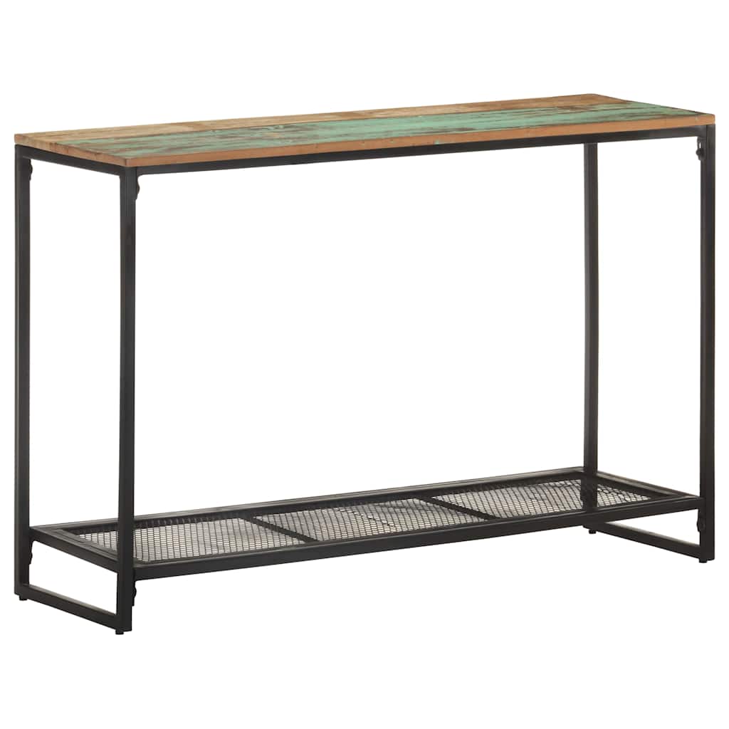 Vidaxl wandtafel 110x35x75 cm massief gerecycled hout