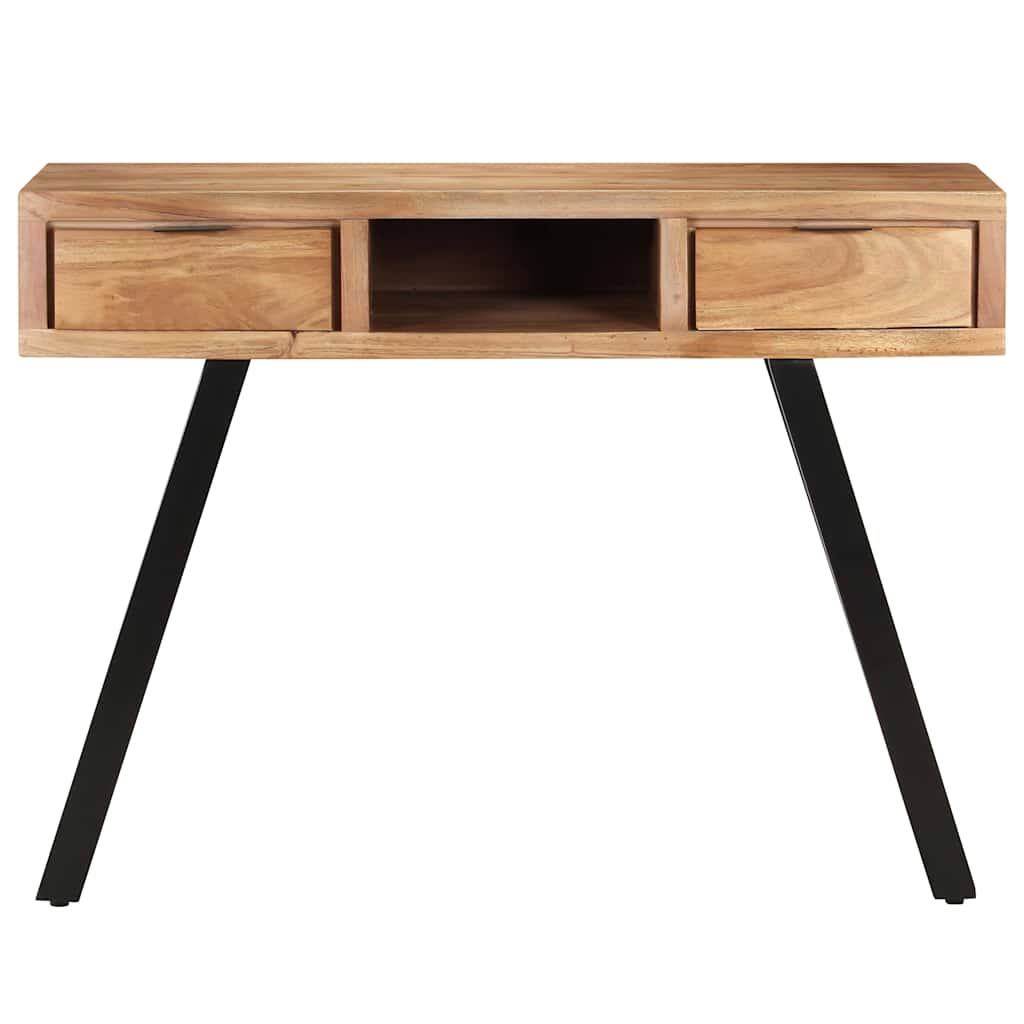 Vidaxl bureau met natuurlijke randen 107x45x79 cm massief acaciahout