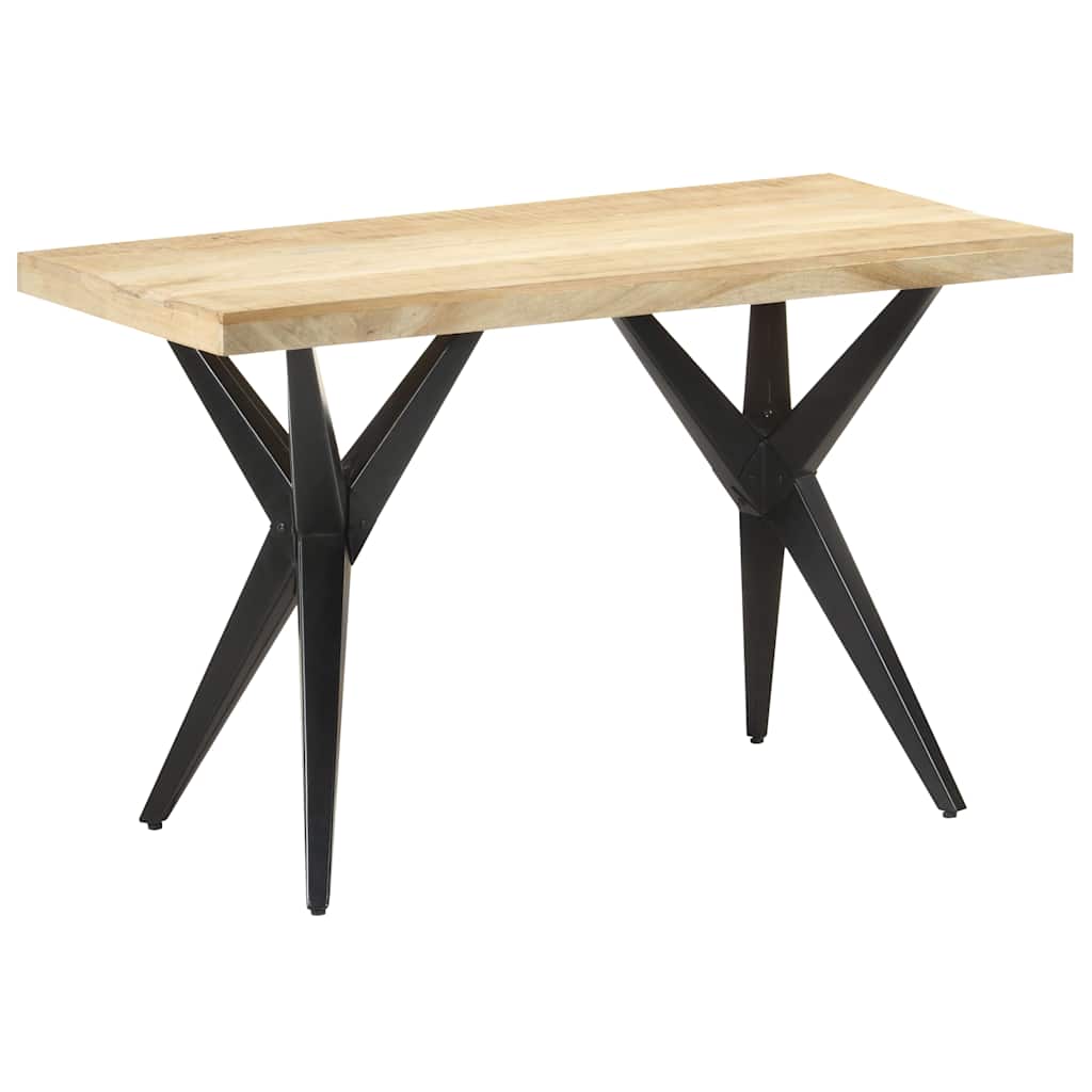 Vidaxl eettafel 120x60x76 cm massief mangohout